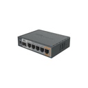Mikrotik (hEX S) Router Dual Core, 5 puertos Gigabit, 1 Puerto SFP, PoE in, PoE Out