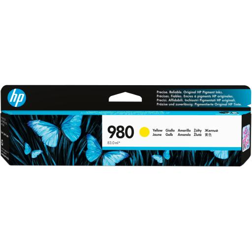 Cartucho HP 980 Amarillo Original, 6600 Páginas