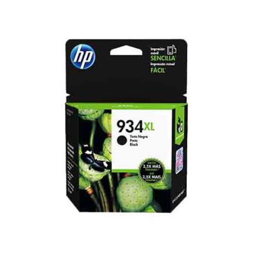 Cartucho HP 934XL Negro Original, 1000 Páginas