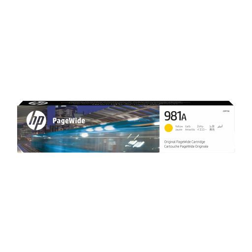 Cartucho HP 981A Amarillo Original, 6000 Páginas