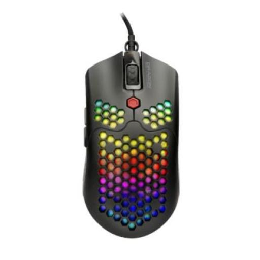 Nextep Mouse Gamer Dragon XT USB 6400 dpi Ultra Ligero RGB 6 Botones Silenciosos