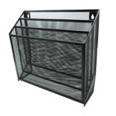 Nextep Clasificador Nextep Malla Metálica 3 Niveles Grande Caja Blanco-Negro