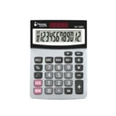 Nextep Calculadora Nextep 12 Dígitos Cubierta Metálica Semi Escritorio Solar/Bateria