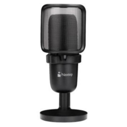 Nextep Micrófono Profesional Nextep Streaming USB con Base