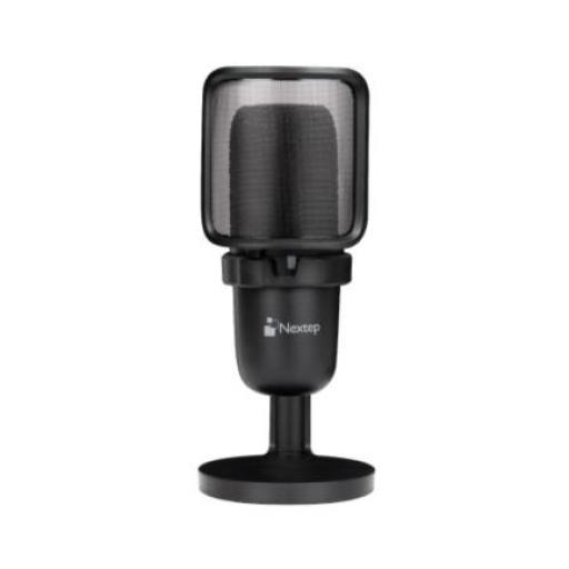 Nextep Micrófono Profesional Nextep Streaming USB con Base
