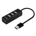 Nextep Mini Hub Nextep USB 2.0 Alta Velocidad 4 Puertos
