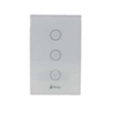 Nextep Interruptor Nextep Smart de Luz Pared Táctil Triple Control Wi-Fi