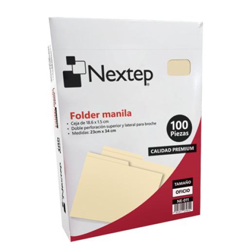 Nextep Folder Económico Nextep Oficio Manila C/100
