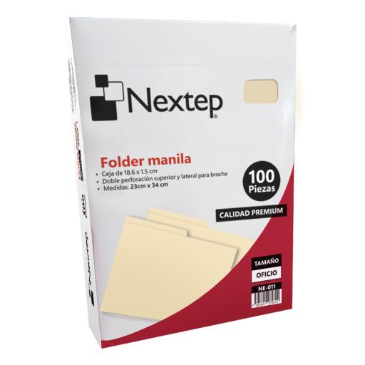 Nextep Folder Económico Nextep Oficio Manila C/100