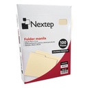 Nextep Folder Económico Nextep Oficio Manila C/100