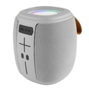 Perfect Choice Bocina Perfect Choice Novel Drum Inalámbrica Bluetooth TWS RGB Color Gris