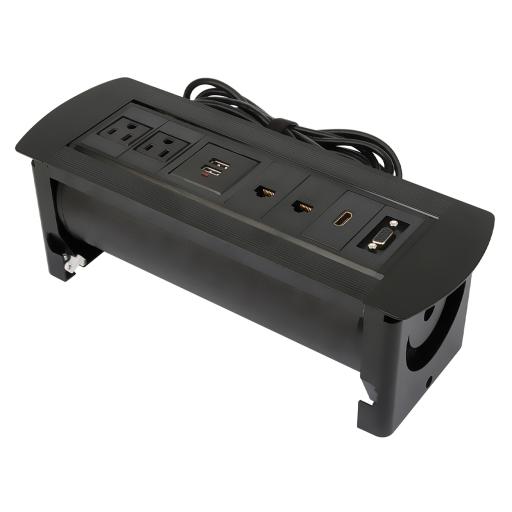  Manhattan Caja De Mesa Manhattan Conexiones Ac2 Usb2red2hdmi1vga1