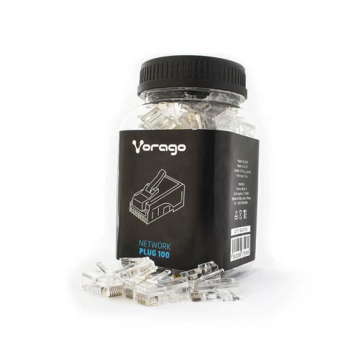 Vorago PLUG VORAGO PLUG-100 RJ45 CAT5 BOTE 100 PZAS
