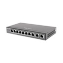 RUIJIE Router administrable , 6 puertos LAN  y 2 puertos LAN/WAN POE+ af/at gigabit hasta 110w, 1 puertos LAN/WAN gigabit y 1 Puerto WAN gigabit, hasta 350 clientes con desempeño de 1.5 Gbps asimétricos