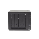 Synology Servidor NAS de 4 Bahías (Expandible a 9 Bahías) / Hasta 162 TB / Servicio Nube Gratis (P2P) / Administración Remota y Respaldo Programado