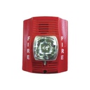 System Sensor Lampara estroboscópica para exterior con nivel de candelas seleccionable, rojo