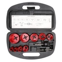 Precision Juego de 13 Brocas Sierra Bimetálica con Adaptadores y Estuche. (3/4", 7/8", 1-1/8", 1-3/8",  1-1/2", 1-3/4", 2", 2-1/4", 2-1/2")