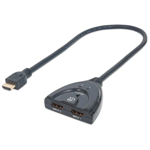  Manhattan Switch Manhattan Hdmi Puertos Entrada Y Una Salida Macho