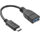 Adaptador USB C Macho - USB A Hembra Negro BRobotix.
