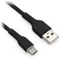 Cable USB A Macho - USB C Macho Negro BRobotix 1 m.