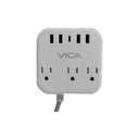 Vica Centro Multicontactos VICA SUP USB 7P