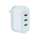 MOBIFREE Cargador  Mobifree Cargador de pared 3 puertos USB