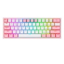 Redragon Teclado Mecánico Redragon Fizz Pro White/Pink