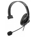Audífono monoaural USB con micrófono reversible Manhattan.