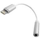 CABLE LIGHTNING A AUDIO HEMBRA BRobotix Blanco.