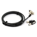 Candado de Llave para Laptops BRobotix Negro 1.8 M.