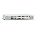 Allied Telesis Switch WebSmart de 24 puertos 10/100 Mbps + 2 puertos 10/100/1000 Mbps + 2 SFP Gigabit Combo
