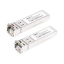 LINKEDPRO BY EPCOM Transceptores Ópticos Bidireccionales SFP+ (Mini-Gbic) / Monomodo 1270 & 1330 nm / 10 Gbps / 1000BASE-BX / Conector LC/UPC Simplex / DDM / Hasta 40 km / 2 Piezas 