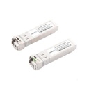 LINKEDPRO BY EPCOM Transceptores Ópticos Bidireccionales SFP+ (Mini-Gbic) / Monomodo 1270 & 1330 nm / 10 Gbps / 1000BASE-BX / Conector LC/UPC Simplex / DDM / Hasta 40 km / 2 Piezas 