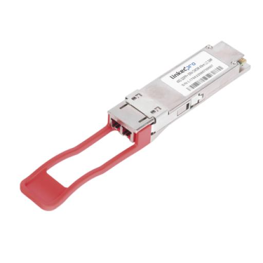 LINKEDPRO BY EPCOM Transceptor Óptico QSFP+ (Mini-Gbic) / Monomodo 1310 nm / 40 Gbps / 40GBASE-ER4 /Conectores LC/UPC Dúplex / DDM / Hasta 40 km