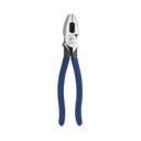 Klein Tools  Pinzas de Corte Lateral, Alta Palanca con Jala guía de 9 Pulgadas.