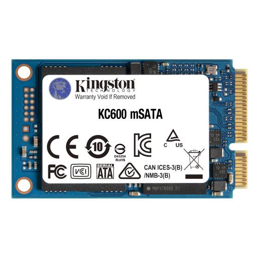 SSD Kingston KC600, 512GB, SATA III, mSATA SKC600MS/512G