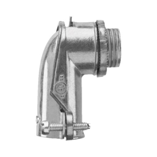 ANCLO Conector curvo para tubo flexible   3/8" (9.5 mm)