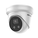 Hikvision Digital Technology Turret IP 8 Megapixel  / Lente 2.8 mm / Micrófono Interconstruido / 40 mts IR / Exterior IP67 / WDR 120 dB / Audio y Alarma / Captura Facial / Onvif / MicroSD