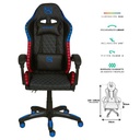 NECNON SILLA GAMER NECNON RGB NGS-01 FOAM COJ LUM/CAB NEG/AZUL NBSGR122RG
