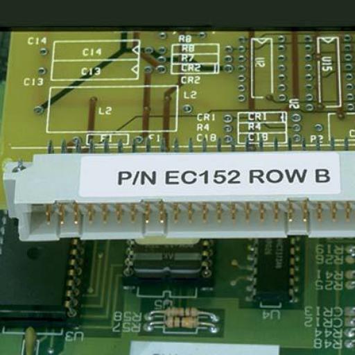 Panduit Hojas con 1000 Etiquetas para Impresora Láser/Inyección de Tinta, para Patch Panel o Face Plate, Para Identificación 4 Puertos, Color Blanco