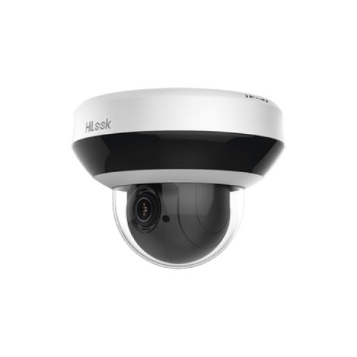 Hikvision Digital Technology Mini Domo PTZ IP 2 Megapixel / 4X Zoom / H.265+ / 20 mts IR EXIR / WDR 120dB / PoE / IK10 / Exterior IP66 / Ultra Baja Iluminación / Micrófono Integrado / PoE
