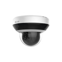 Hikvision Digital Technology Mini Domo PTZ IP 2 Megapixel / 4X Zoom / H.265+ / 20 mts IR EXIR / WDR 120dB / PoE / IK10 / Exterior IP66 / Ultra Baja Iluminación / Micrófono Integrado / PoE