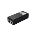 WI-TEK Inyector PoE 30W / PoE 802.3 af/at / 48V / Conexión plug and play / Alcance de hasta 100 metros / Aplicaciones CCTV
