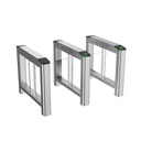 Hikvision Digital Technology Torniquete Swing CENTRAL Serie 220 para Ampliar Numero de Carriles de 90 cms / Preparación para instalar terminal facial con montaje DS-KAB6ZU1 / 3,000,000 MCBF / 4 Pares de IR