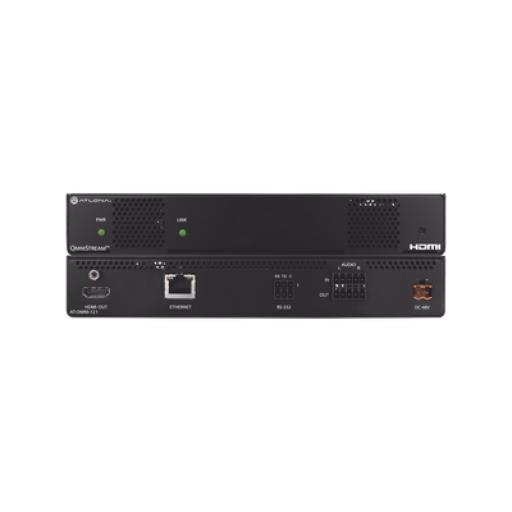 ATLONA OmniStream Decodificador AV en red de un solo canal / Switching ultrarrápida /Distribución AV sobre IP