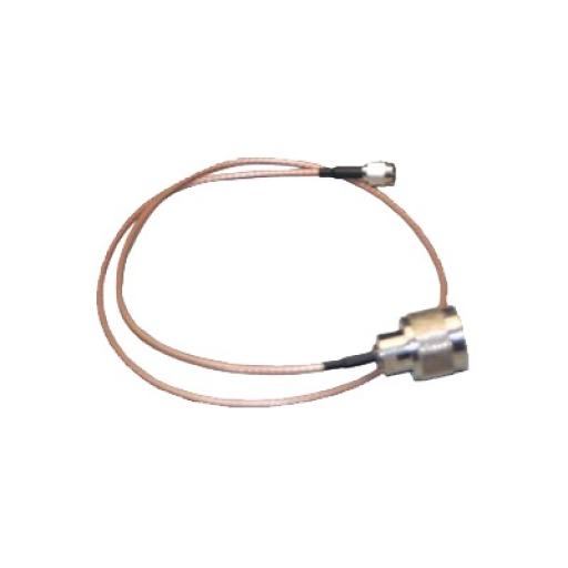 Epcom Jumper de 0.6 mt de longitud, cable RG-316 conector N macho en un extremo y al otro SMA inverso