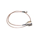 Epcom Jumper de 0.6 mt de longitud, cable RG-316 conector N macho en un extremo y al otro SMA inverso