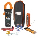 Klein Tools Kit de Prueba Eléctrica HVAC para Aire Acondicionado, Calefacción, Minisplits, etc. Medición de Voltaje CA/CC, Resistencia, Frecuencia, Capacitancia, Diodos, Temperatura, Ciclo, Micro Amperios CC.