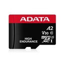 ADATA Memoria Micro SDXC Adata HC 128GB UHS-I U3 V30S U3 A2 Clase 10 Color Rojo