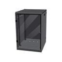 Epcom Gabinete de Piso con Puerta Acrílica con Estructura Rack 19" 16 Unidades.